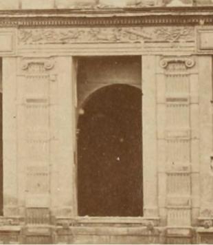 encadrement fenetre tuilerie 1871